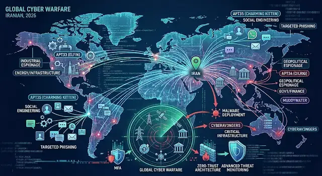 Iranian Cyber Attacks 2026: APT Groups & Global Strategy